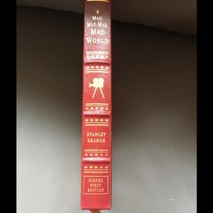 Signed 1st edition by Stanley Kramer leatherbound